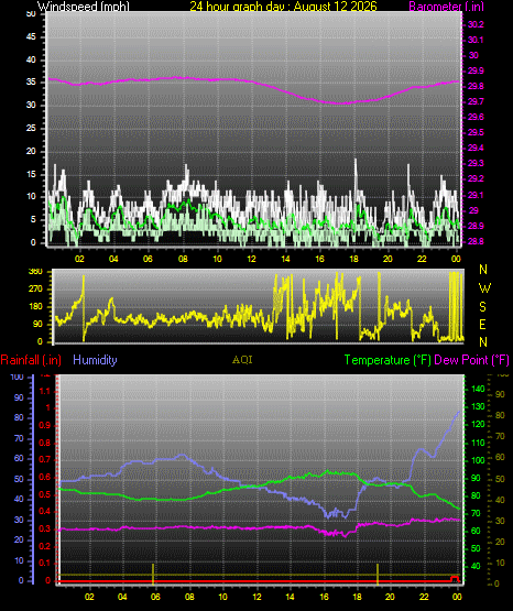 24 Hour Graph for Day 12